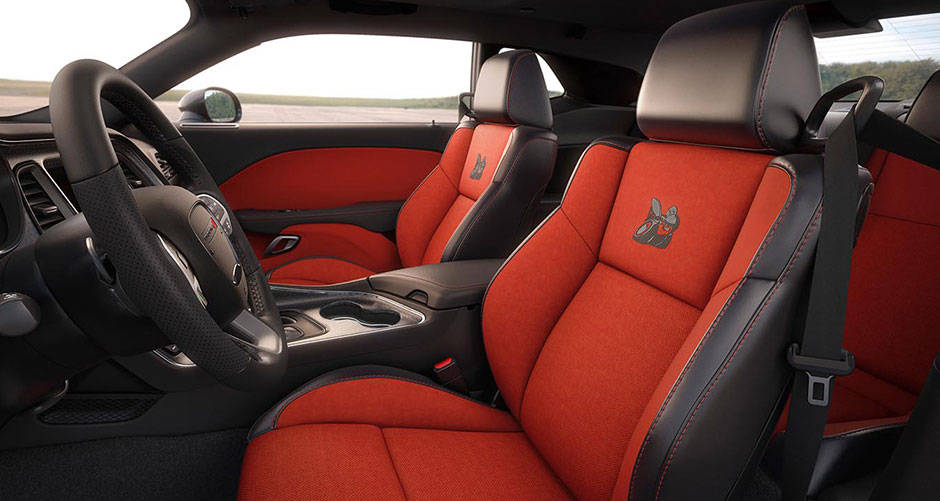 2016 Dodge Challenger Red Interior
