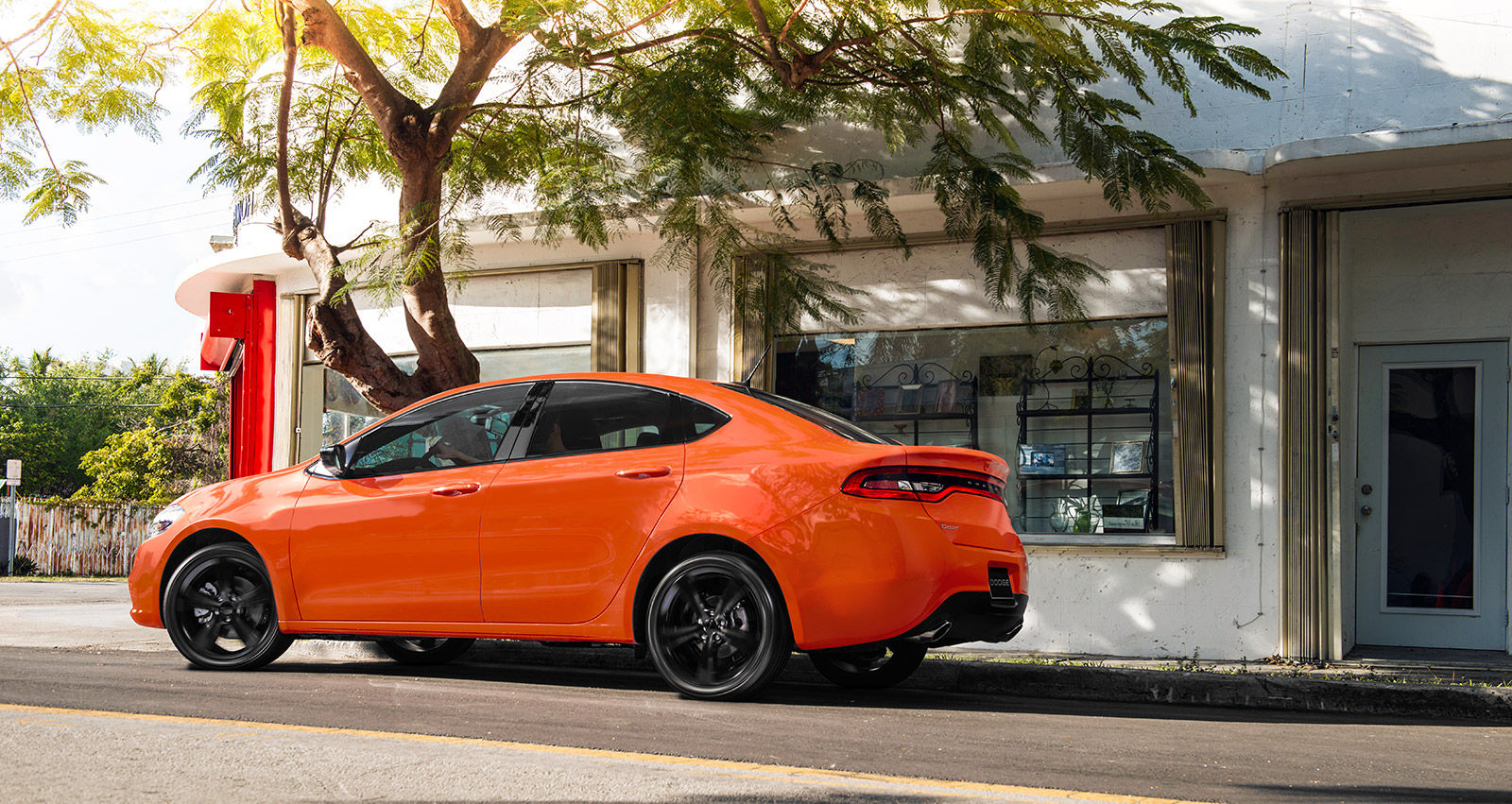 Orange 2016 Dodge Dart Sporty Styling Exterior
