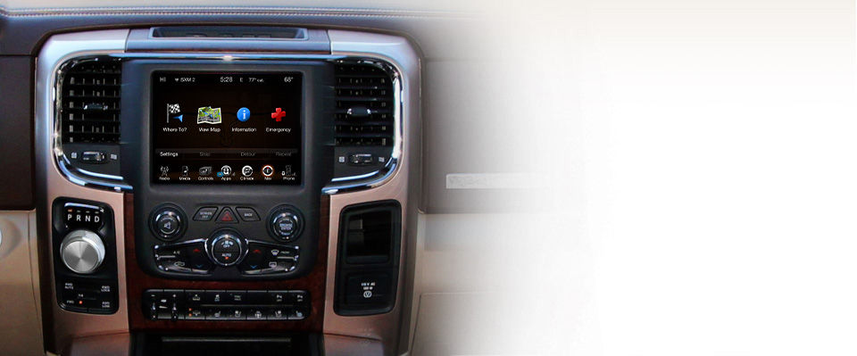 2016 Ram 1500 SLT Interior command center