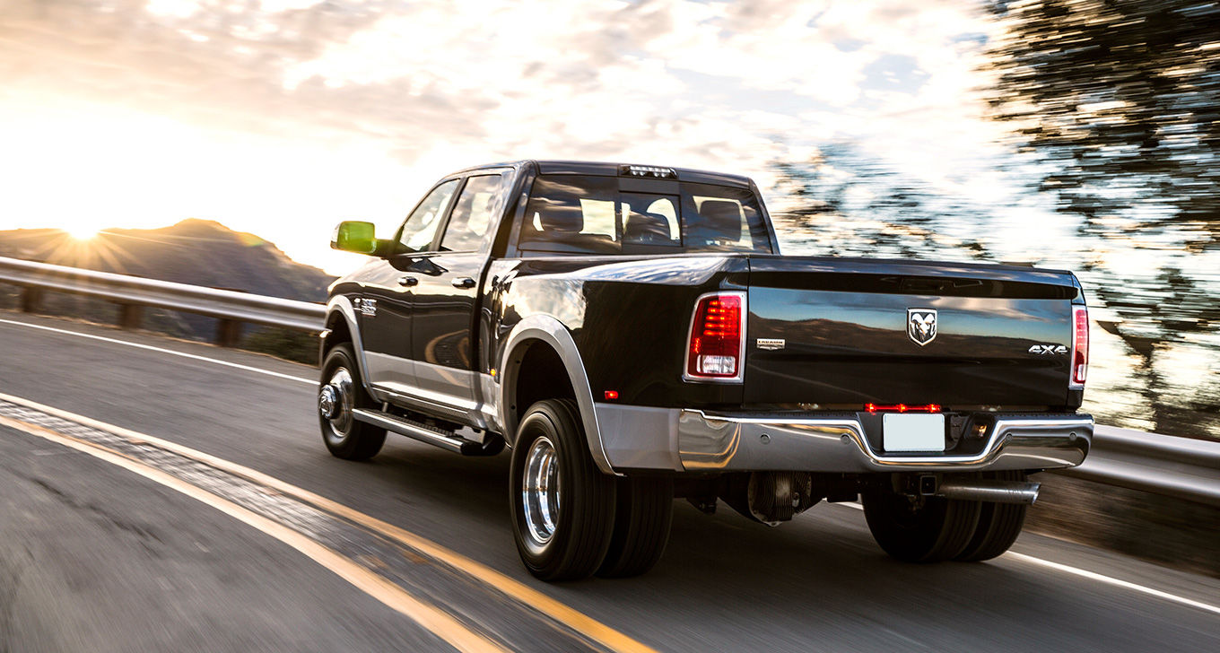 Black 2016 Ram 3500 Rear Exterior