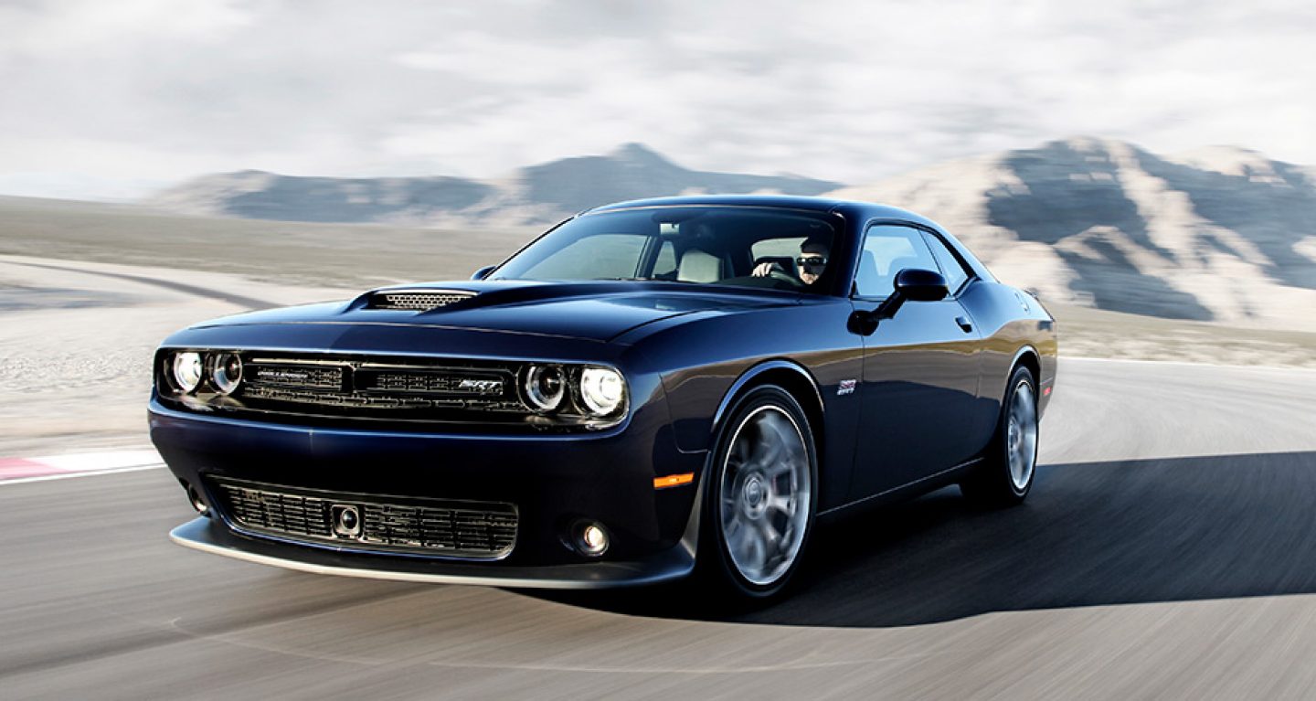 2017 Dodge Challenger Blue Front Exterior