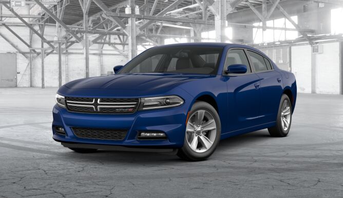 2017 Dodge Charger SXT Blue Front Exterior