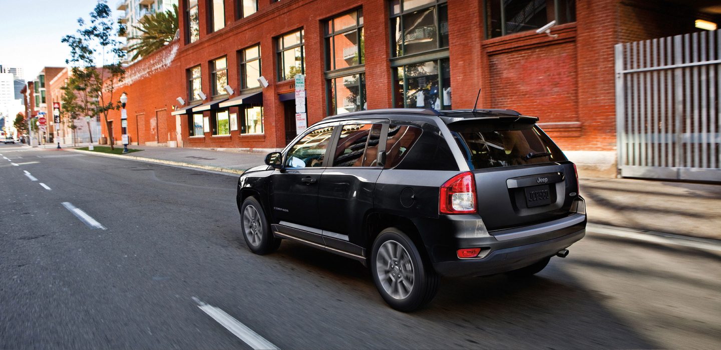 2017 Jeep Compass Rear View Exterior Black