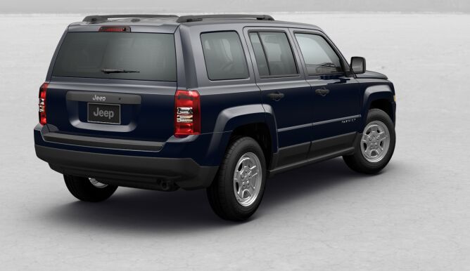 2017 Jeep Patriot Sport Blue Rear Exterior