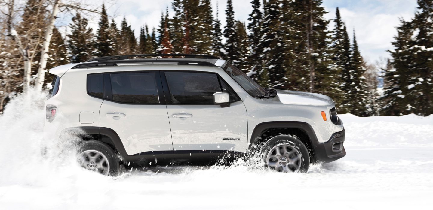 2017 Jeep Renegade Latitude White Side Exterior