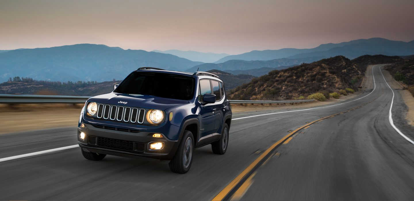 2017 Jeep Renegade Exterior Front Blue