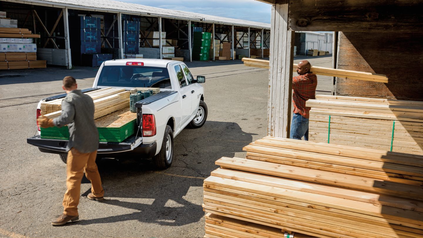 2017 Ram 1500 Tradesman Exterior White Rear