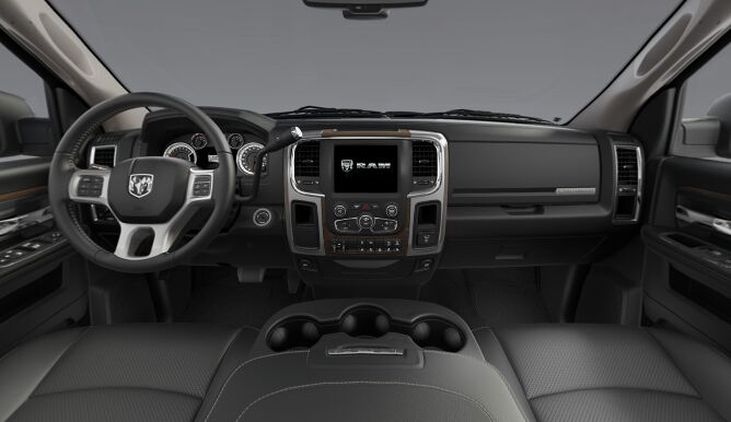 2017 Ram 2500 Laramie Black Interior