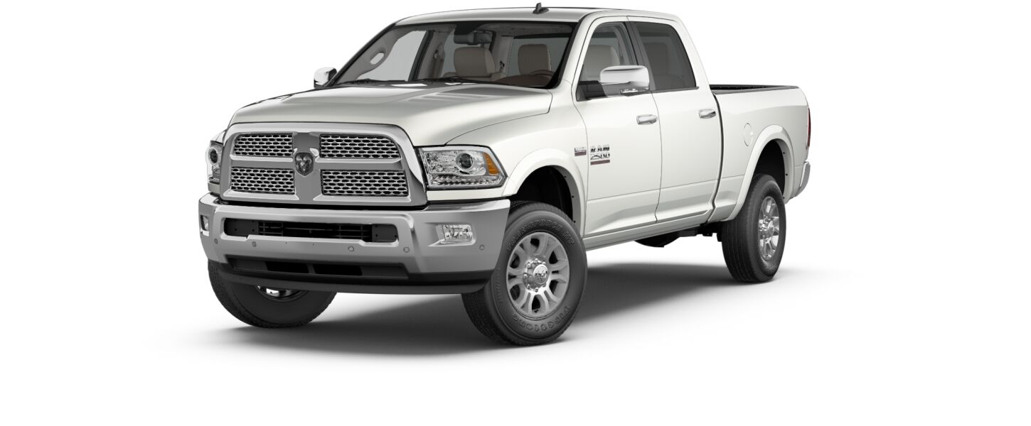 2017 Ram 2500 Laramie White Exterior