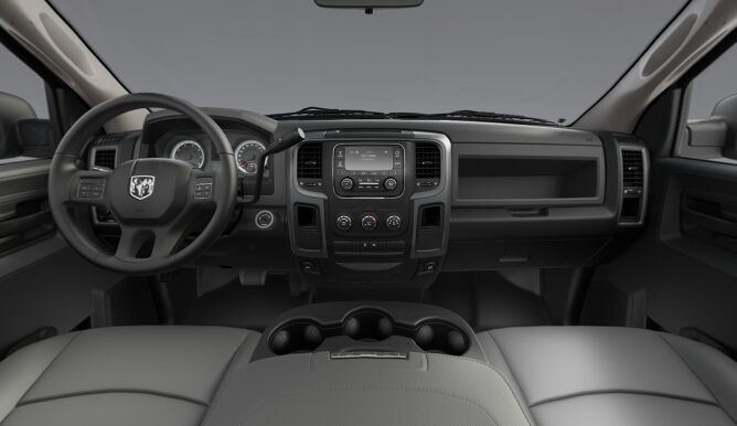 2017 Ram 2500 Tradesman Gray and Black Interior