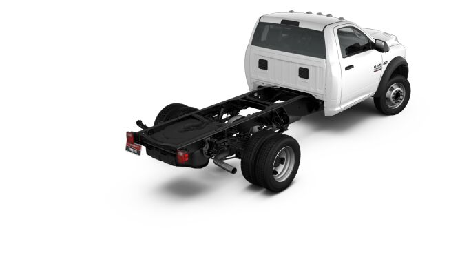 2017 Ram 4500 Chassis White Rear Exterior