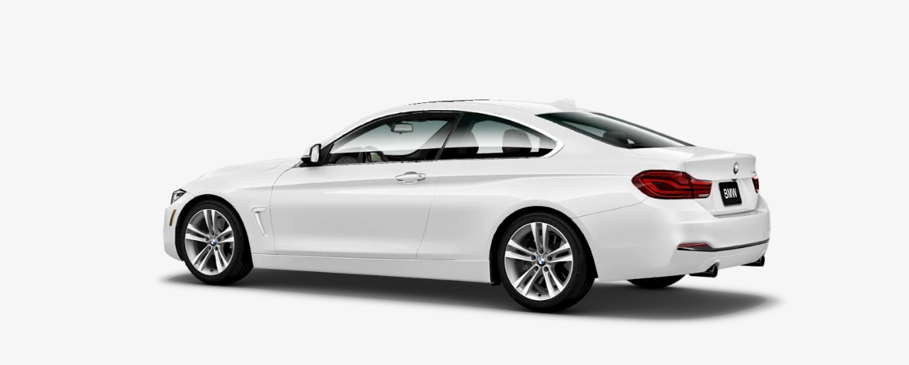 2019 BMW 4 Series 440i Rear White Exterior