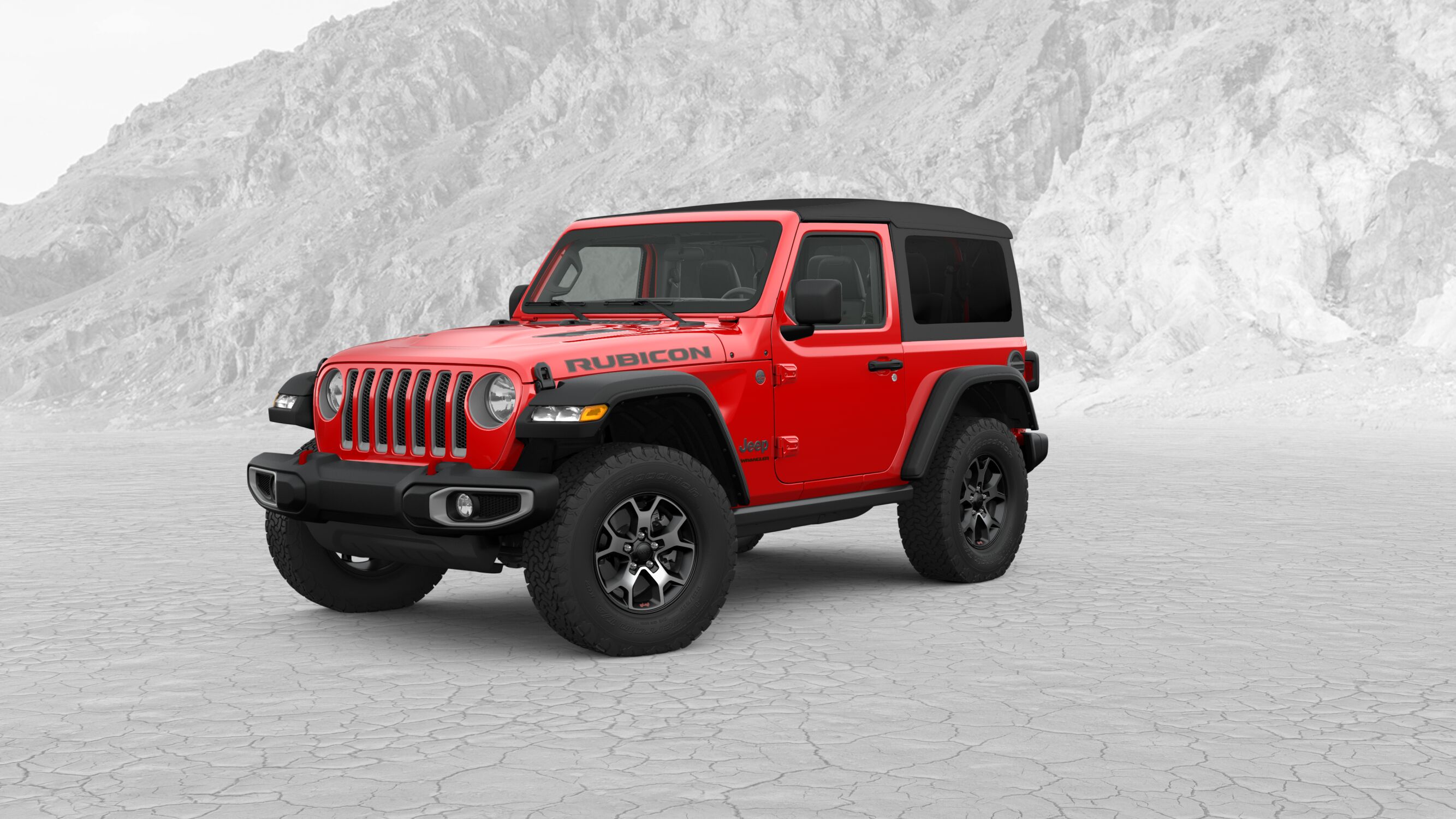 2019 Jeep Wrangler Rubicon Red Exterior Front View Picture