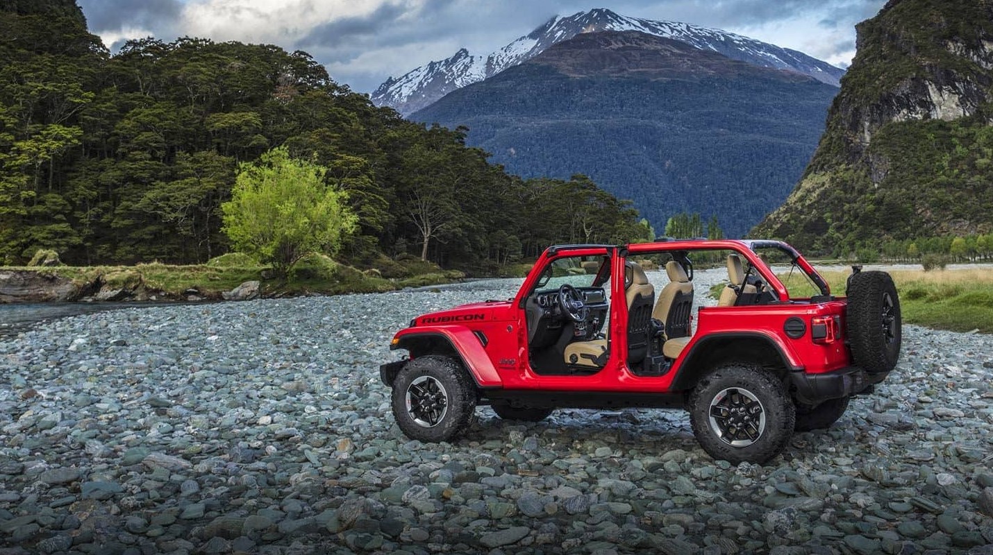 2019 Jeep Wrangler Unlimited Red Exterior Removed Doors