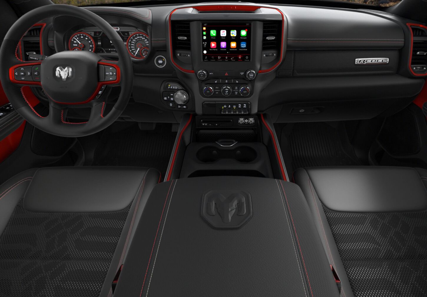 2022 dodge ram rebel interior