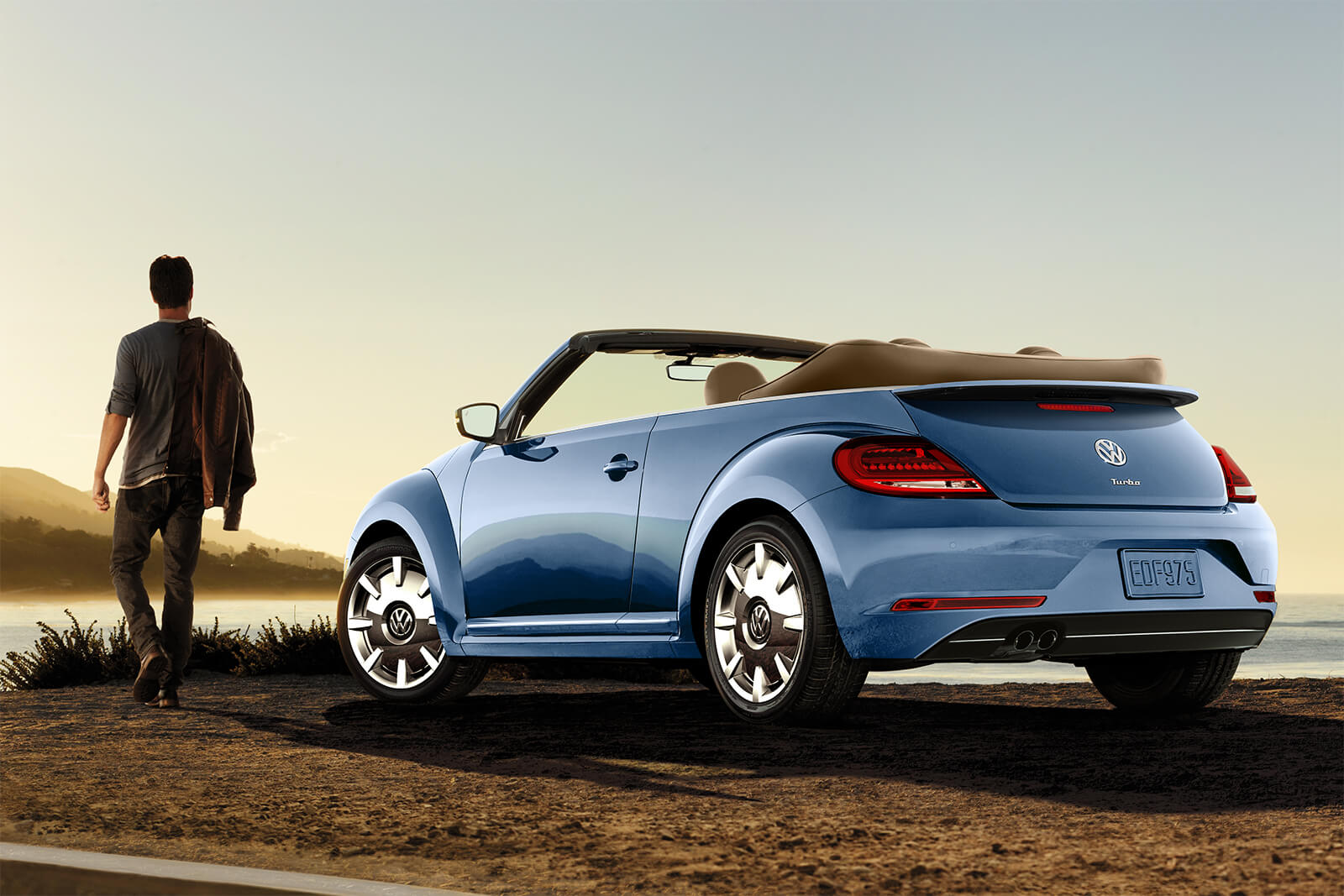 baby blue volkswagen beetle interior